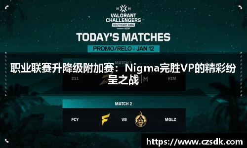 职业联赛升降级附加赛：Nigma完胜VP的精彩纷呈之战